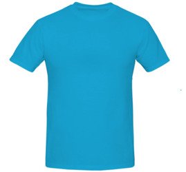 Koszulka T-shirt Cerva Teesta - jasnoniebieska