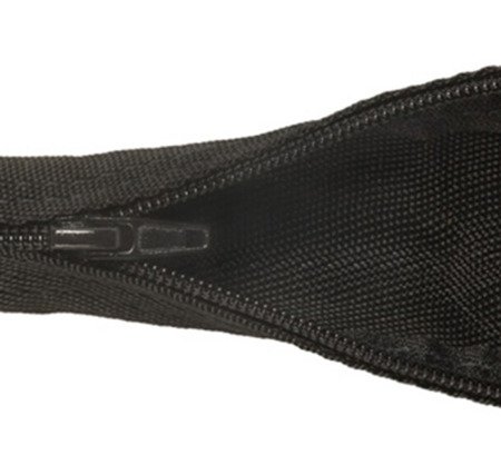 Osłona przewodów z czarnego, trudnopalnego nylonu WELDAS PYTHONrap - 100/2,2cm